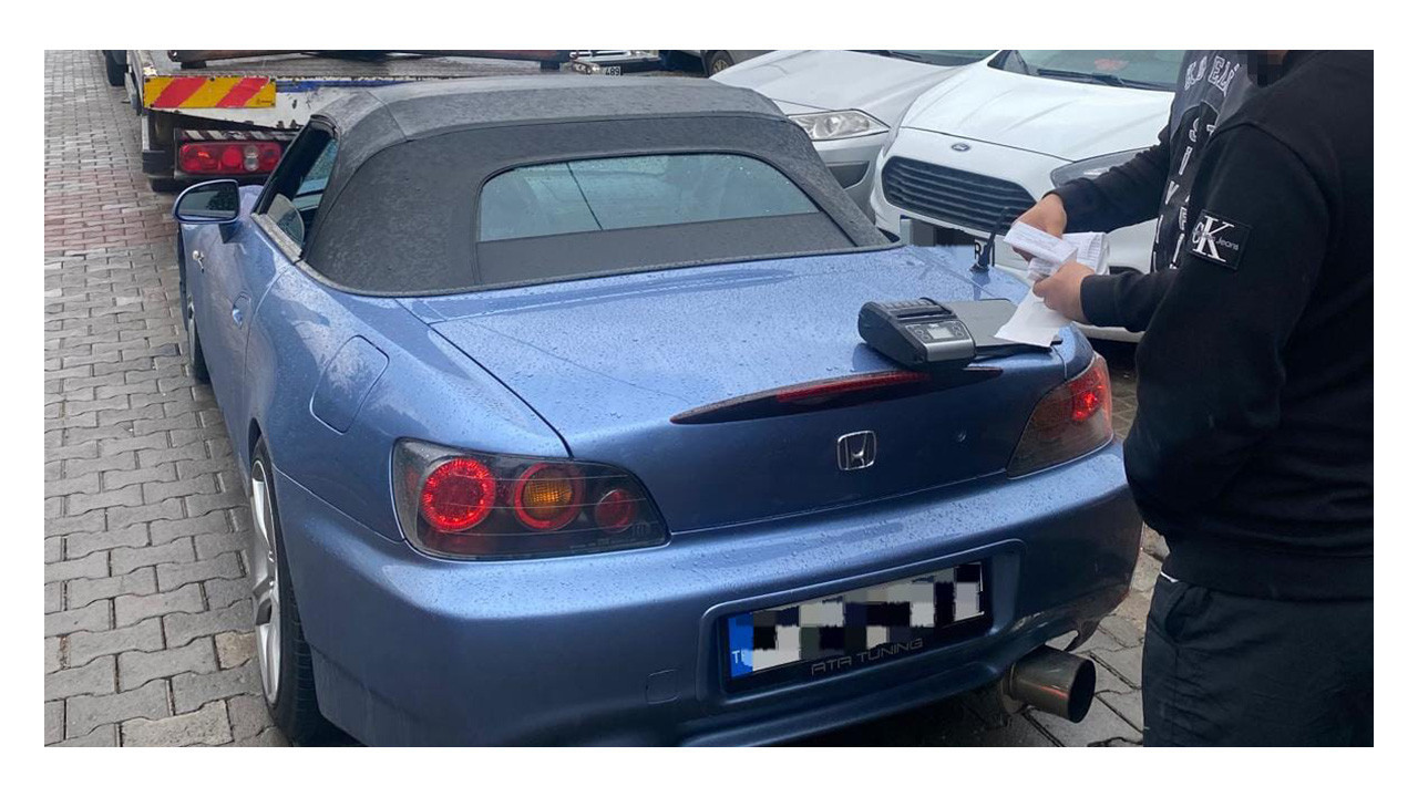 Kocaeli'de drifte 50 bin TL ceza