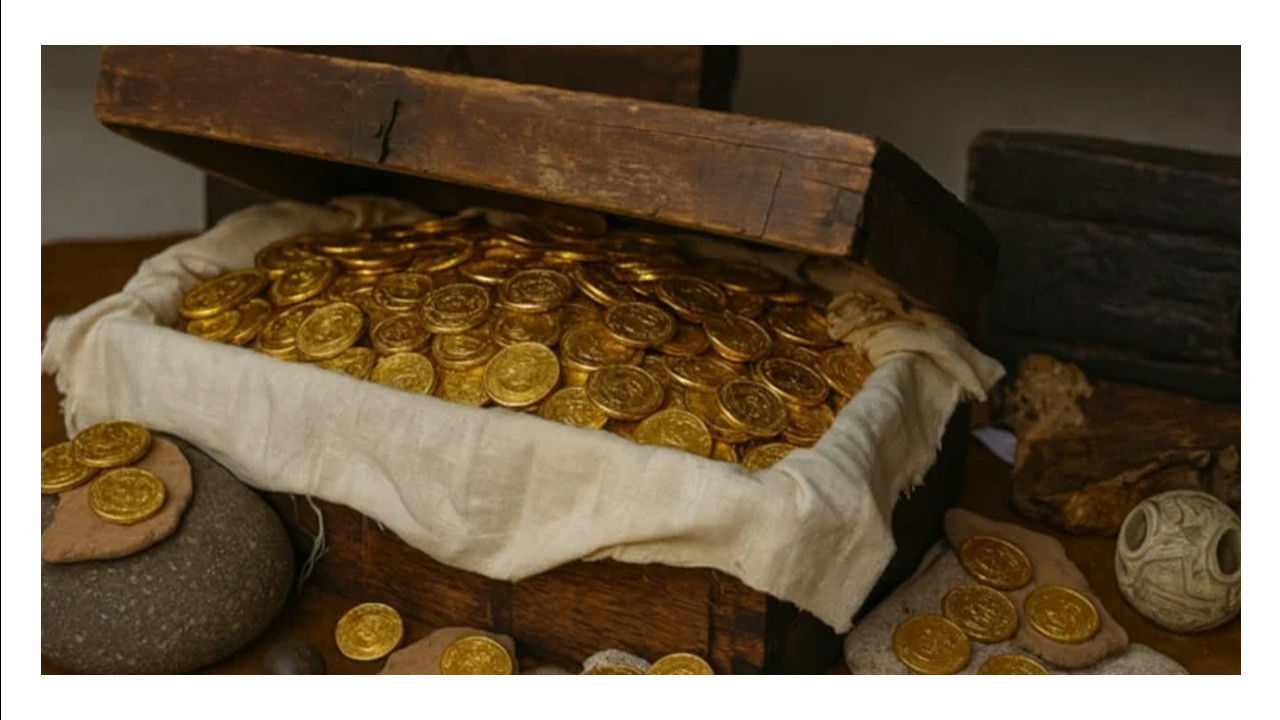 1 milyon dolarlık altın bulundu