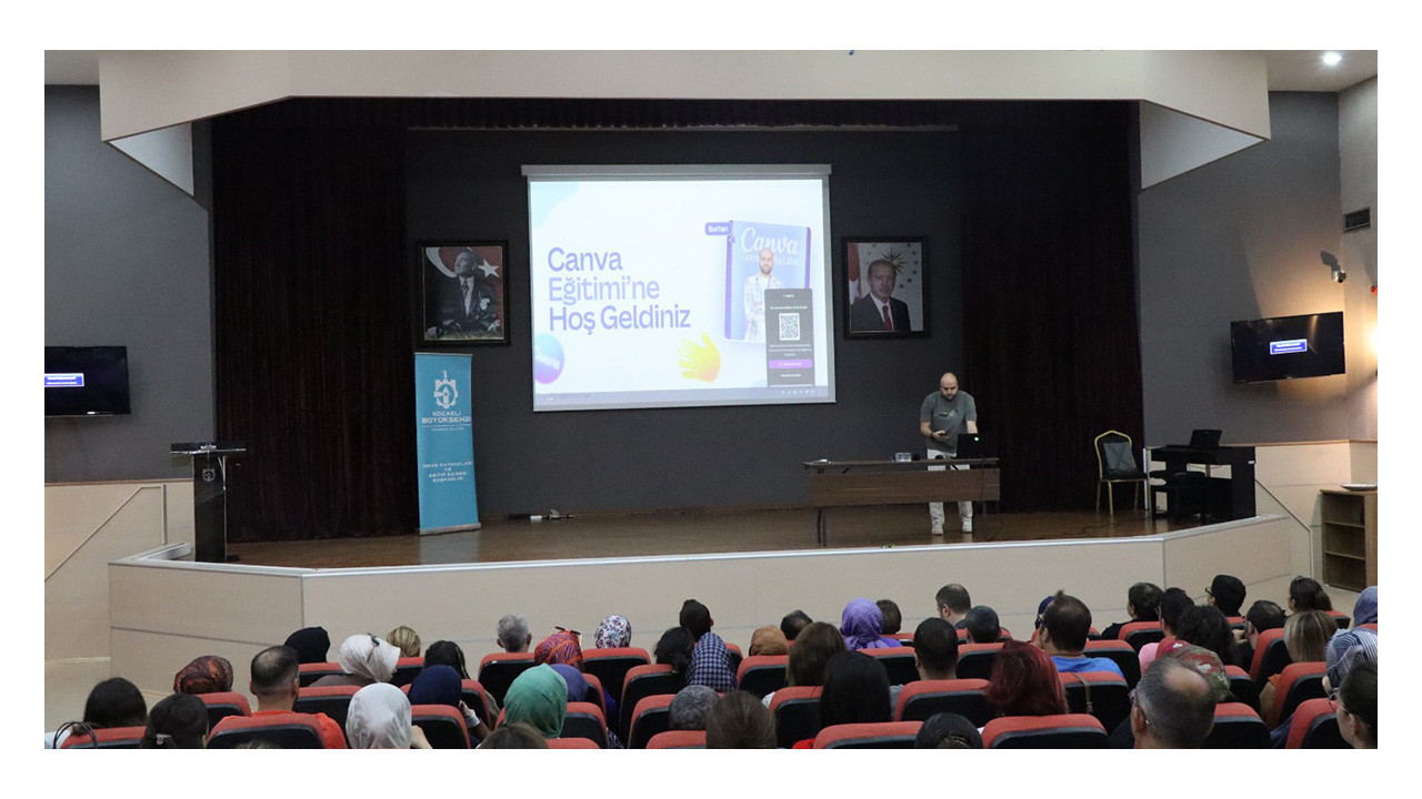 Büyükşehir personeli “Canva” eğitimi aldı