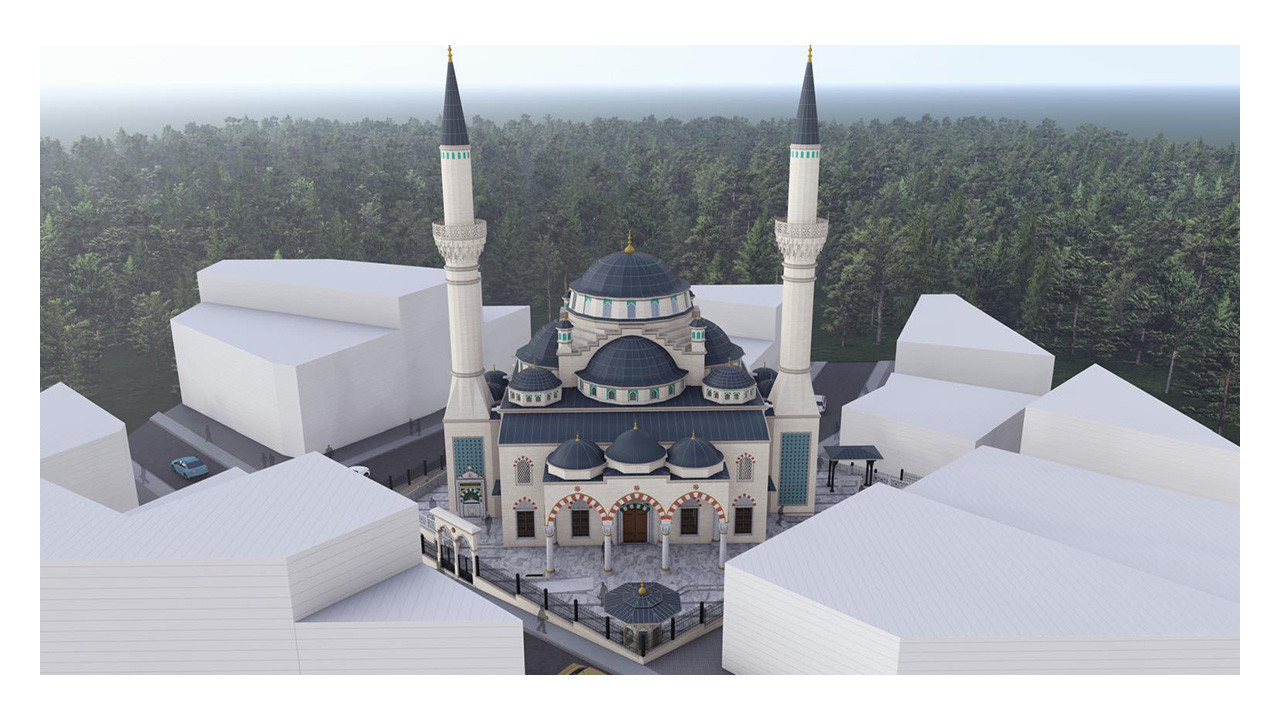 Yeni Kuruçeşme Merkez Camii’nin inşası başladı