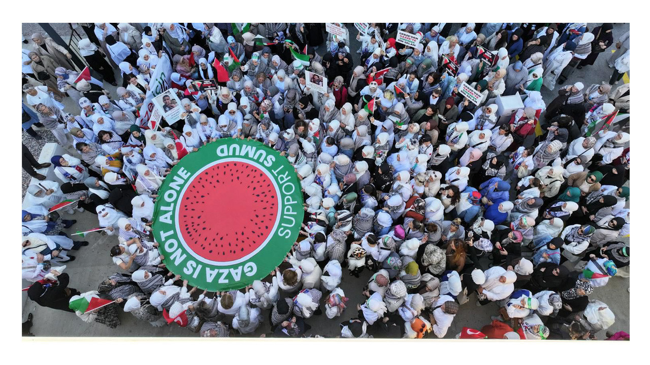 AKP'li kadınlardan Kocaeli'de 'Sessiz çığlık' yürüyüşü!