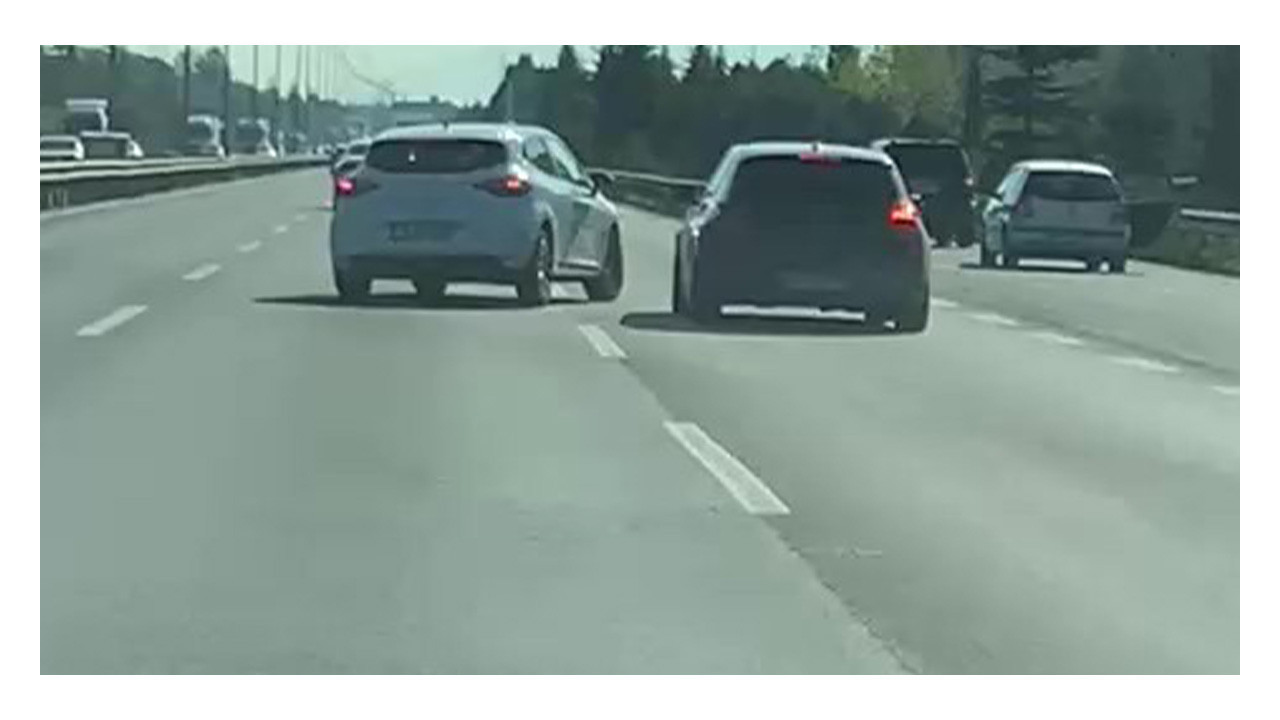 Kocaeli'de trafiği birbirine katan sürücüye ceza!