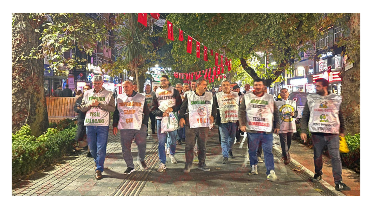 Slogansız pankartsız. İzmit’te Kandıralılar eylem yaptı!