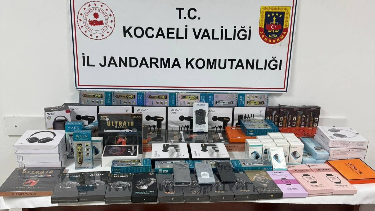 Kocaeli’de kaçak teknoloji operasyonu: 2,5 milyon TL’lik ürün ele geçirildi!