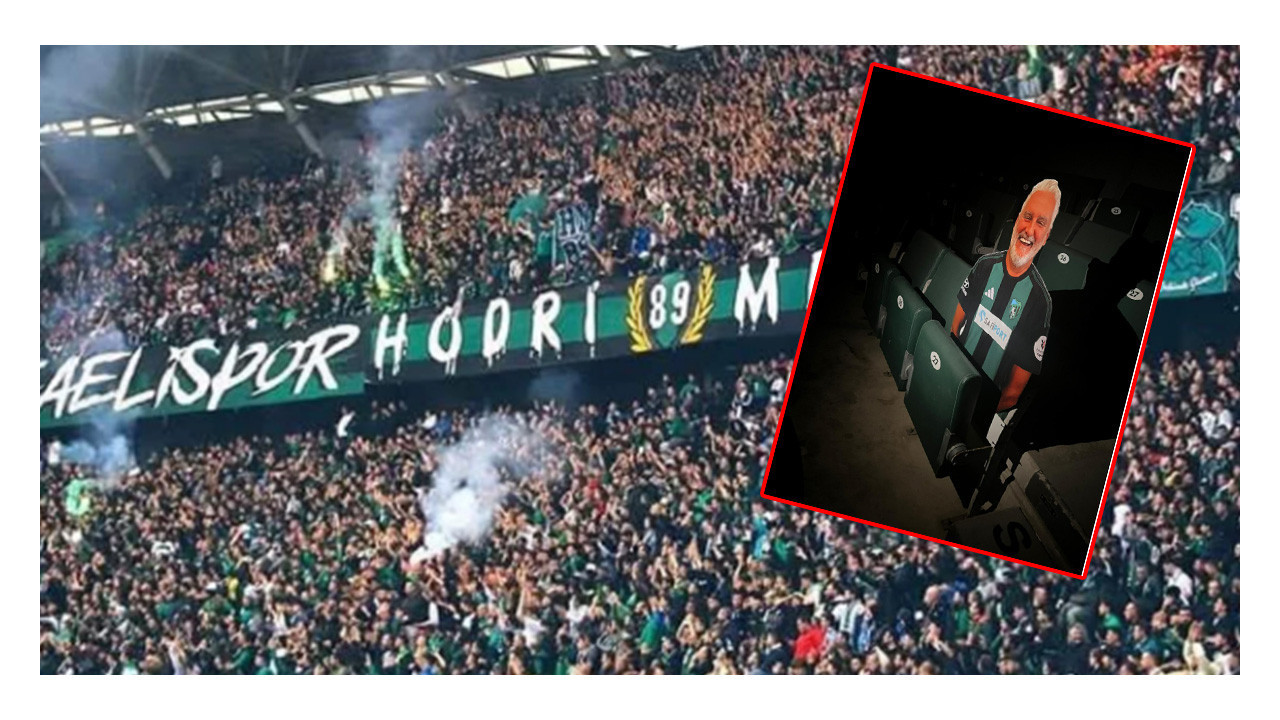 Kocaelispor tribünlerinin “Gri Koray”ına duygusal veda