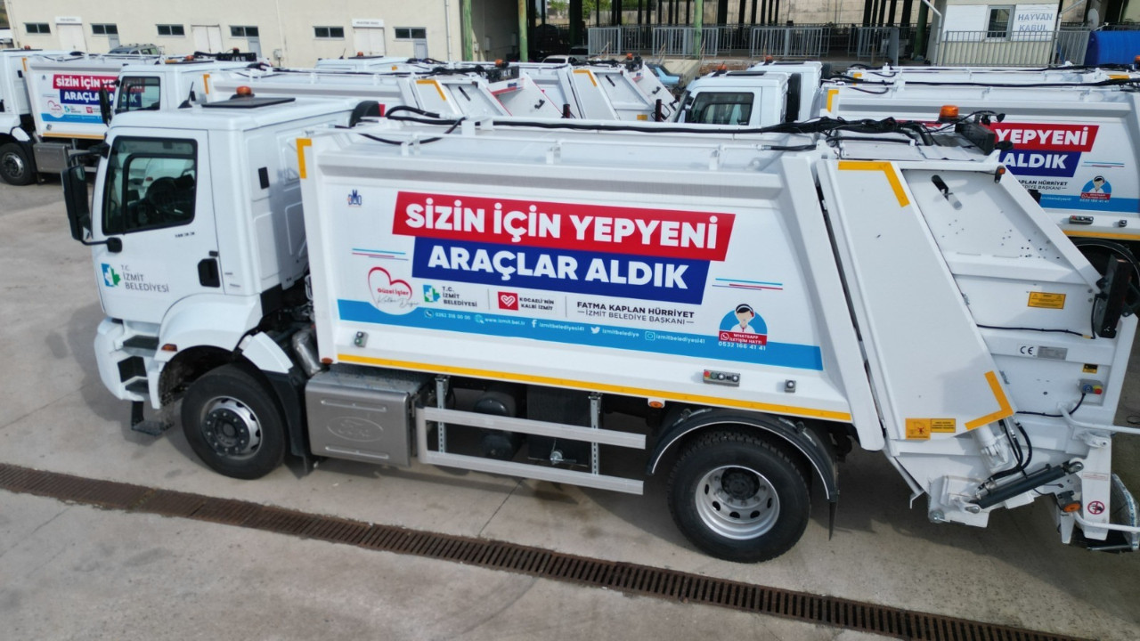 İzmitlilerin gözü aydın! Yeni çöp kamyonları bugün görücüye çıkıyor