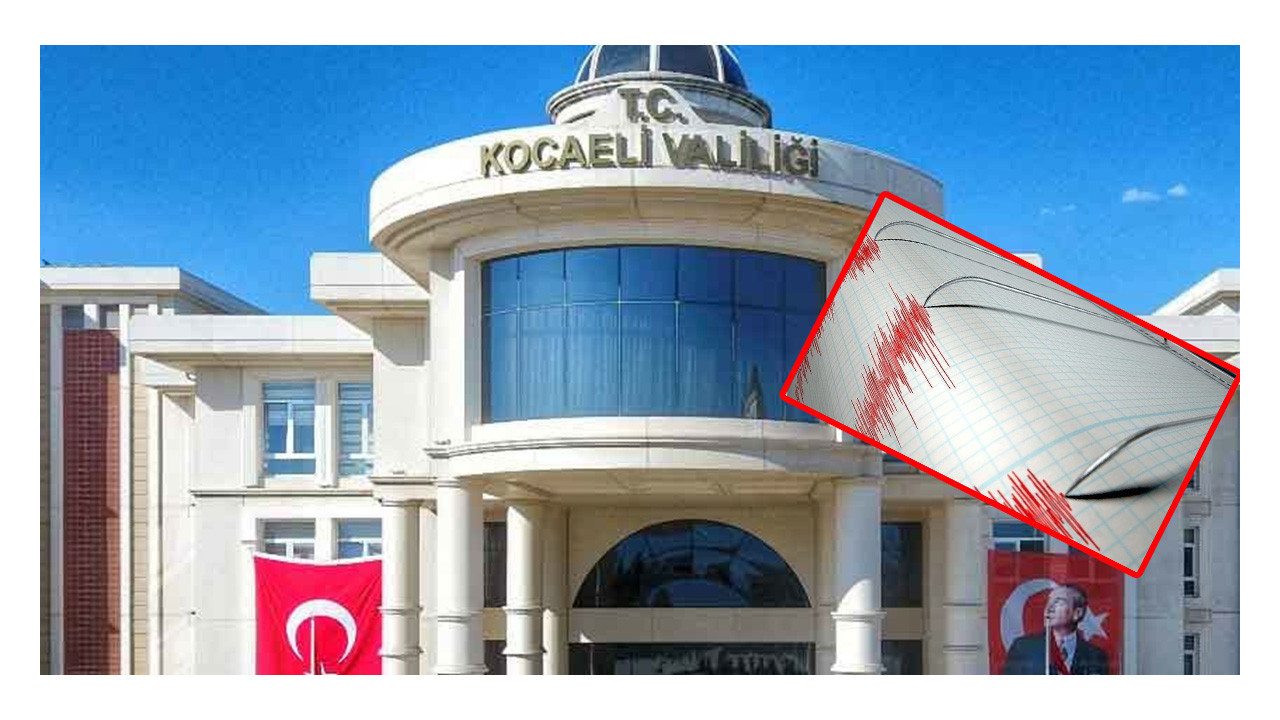Kocaeli Valiliği'nden deprem açıklaması