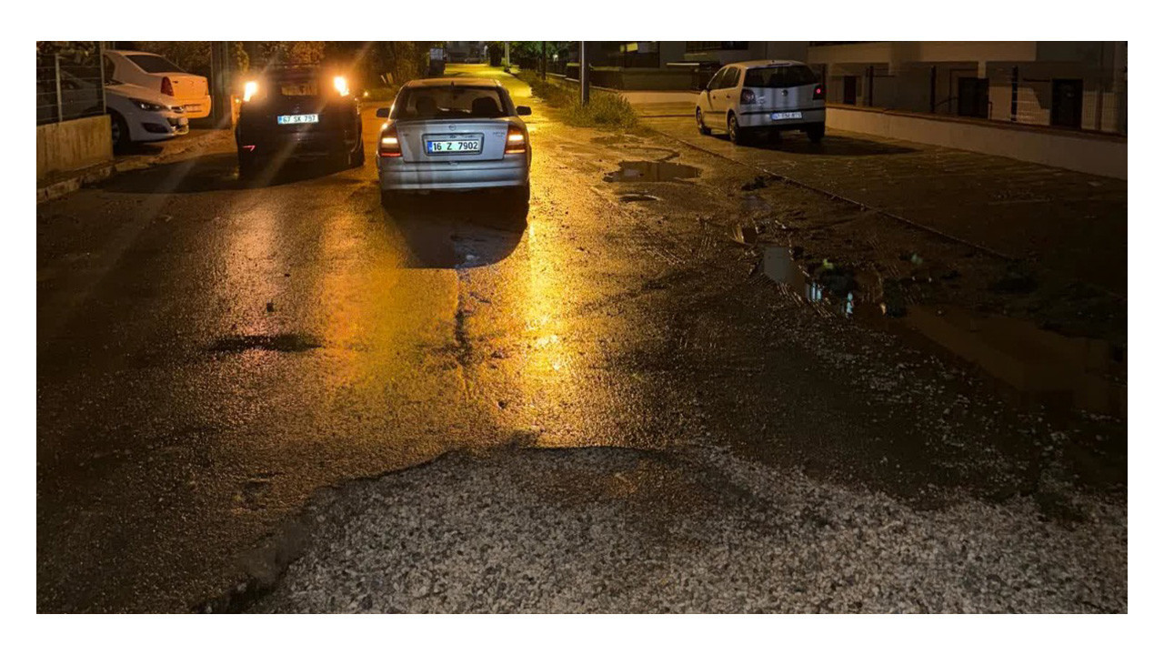 Kocaeli’deki caddede sürücü ve hamile eşi kabusu yaşadı!