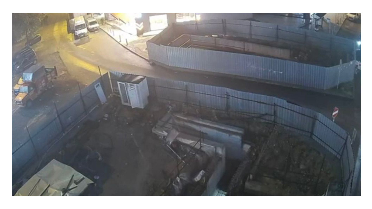 Gebze'deki binanın yıkılma anı kamerada!