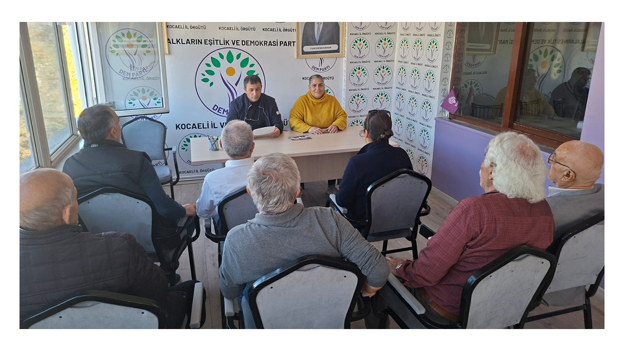 DEM Parti Kocaeli'den Gebze'deki felaket için açıklama