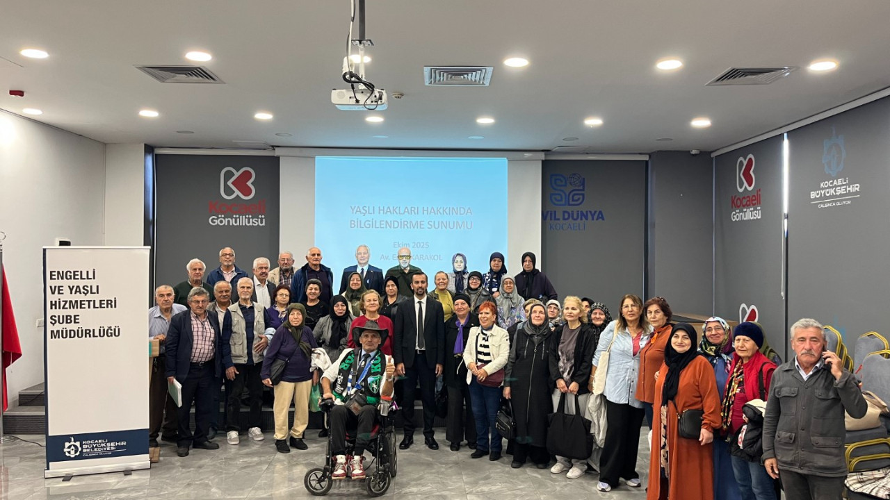 Saygınlar Kulübü üyelerine “Yaşlı Hakları” semineri