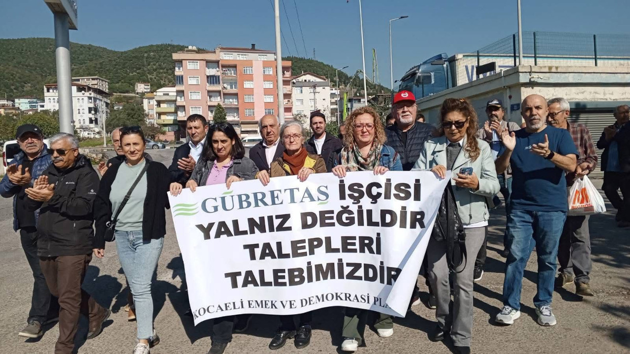 GÜBRETAŞ işçisine omuz verdiler