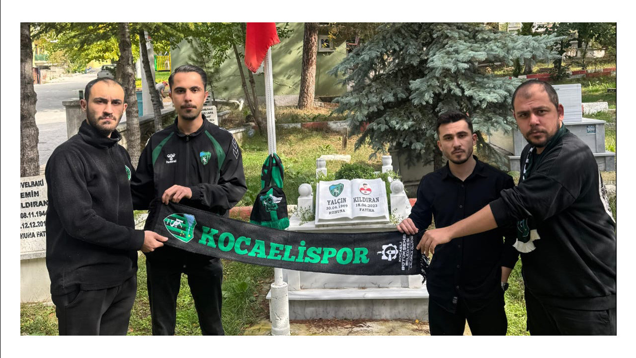 Kocaelispor’un efsanesi unutulmadı: Yalçın Kışdıran’ın mezarı ziyaret edildi