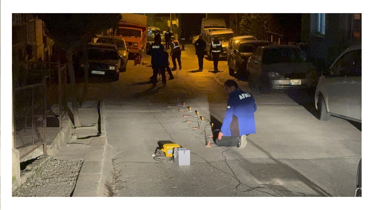 Santim santim! Gebze’de facianın ardından zeminin tomografisi çekiliyor