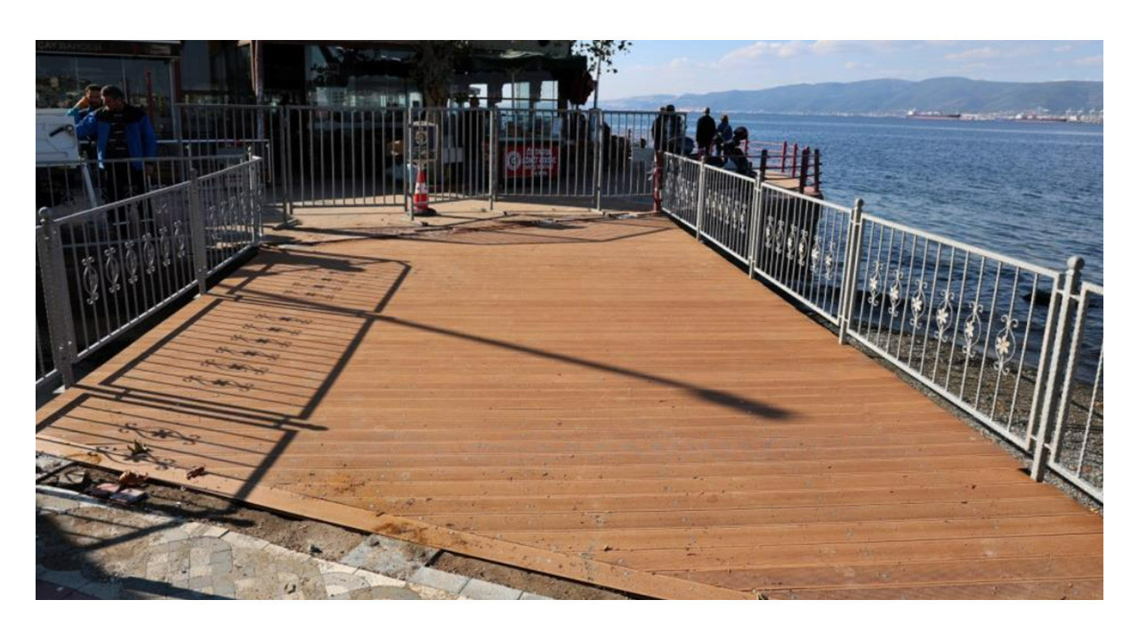 Değirmendere sahiline yeni köprüsü