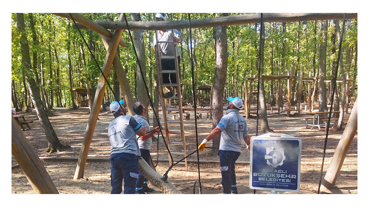 Ormanya'daki çocuk oyun alanlarına periyodik bakım