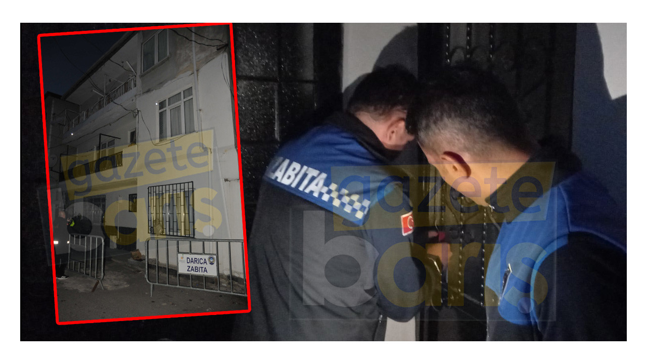 Darıca’daki hasarlı bina mühürlendi