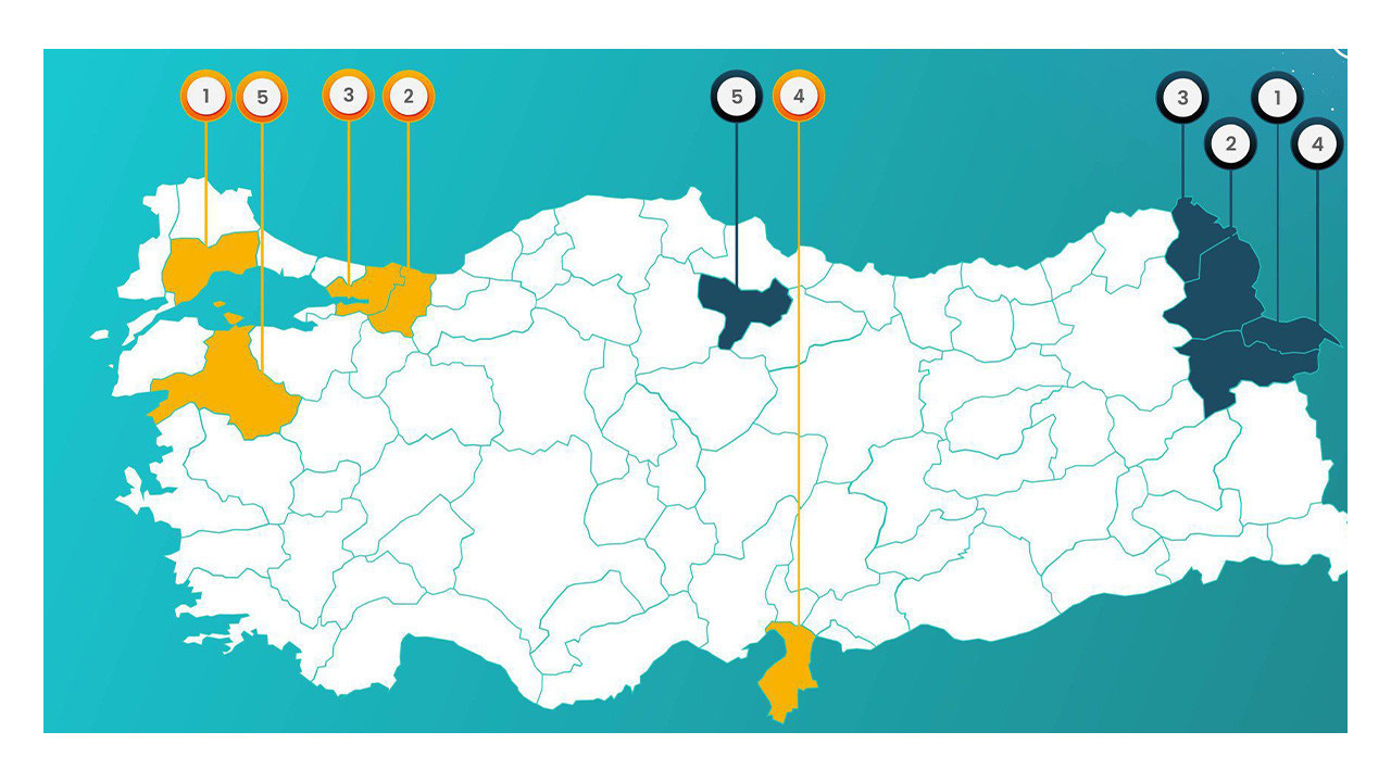 AKP Kocaeli en fazla üye yapan üç il arasına girdi!