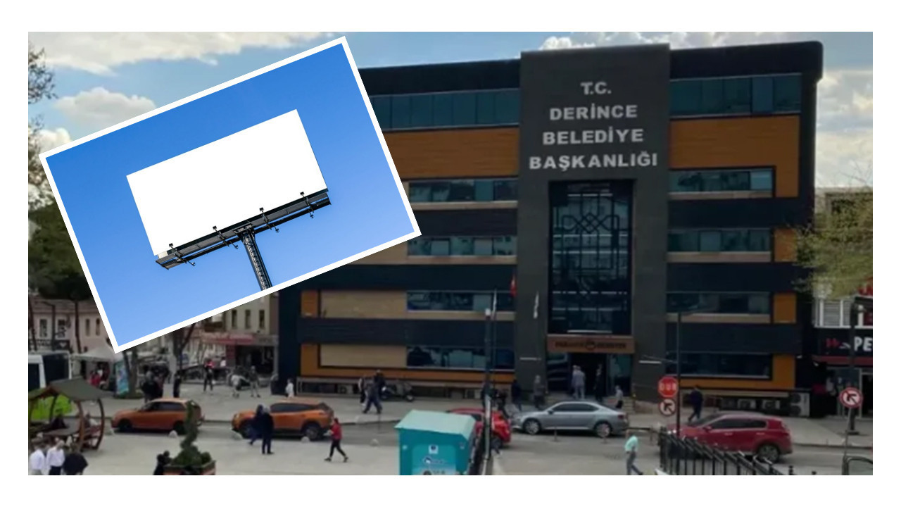 Derince Belediyesi'nden 4 milyonluk billboard!