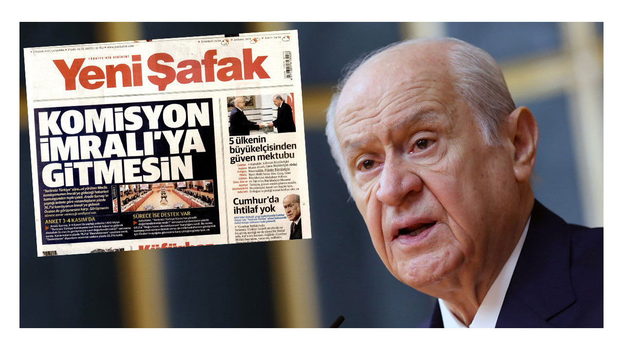 İktidarın gazetesinden Bahçeli’ye muhalefet!