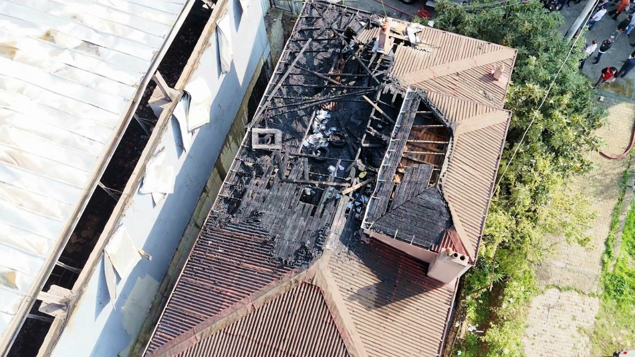 Dilovası’ndaki yangın sonrası tesis küle döndü! İşte görüntüler