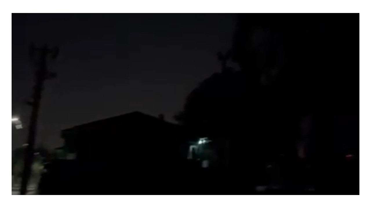 Körfez'deki o yol karanlığa gömüldü