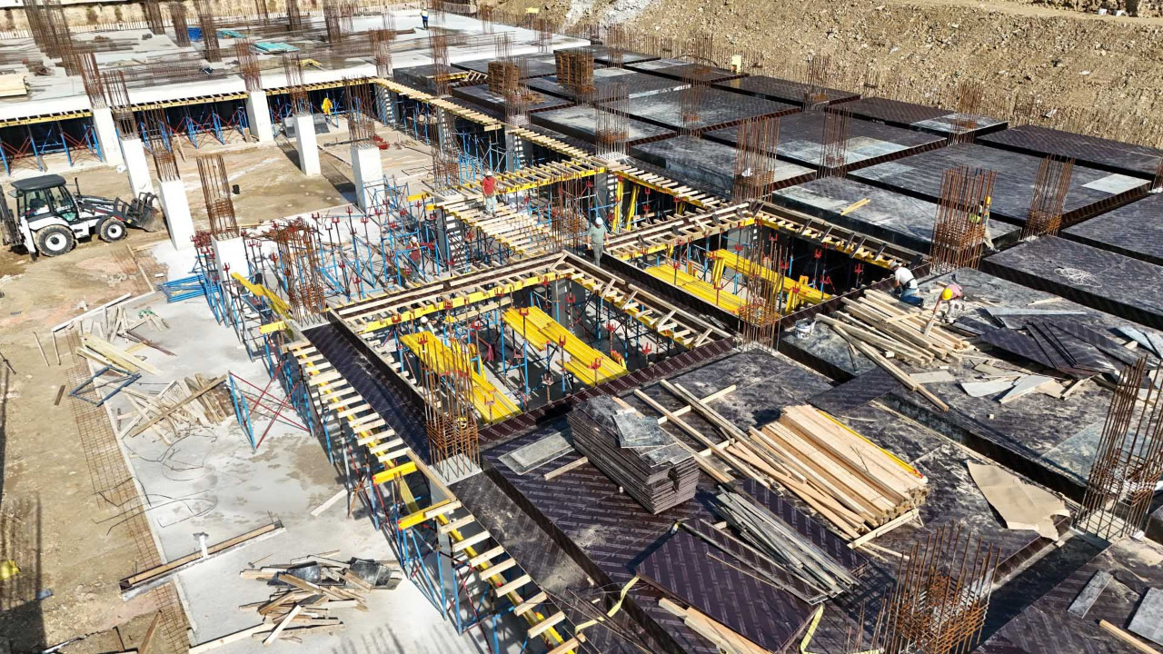 477 araçlık otopark'ta ilerleme yüzde 40