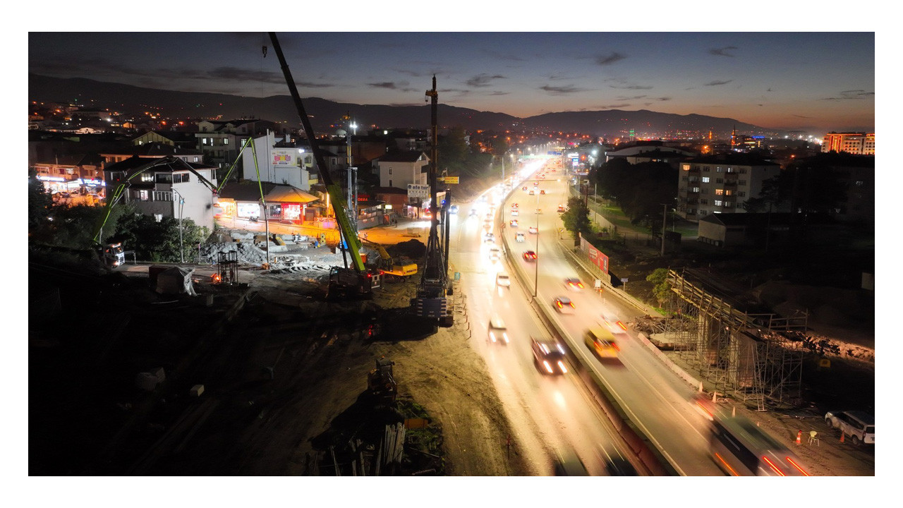 Kocaeli’deki dev projede köprünün ilk ayağı göründü