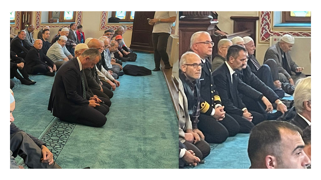 Mevlide katıldılar. Kocaeli Valisi ve Büyükakın’dan Atatürk düşmanlarına tokat gibi cevap!