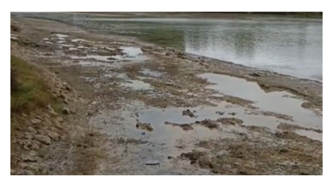 MHP’li isim uyardı! Tahtalı Göletinde sular çekildi