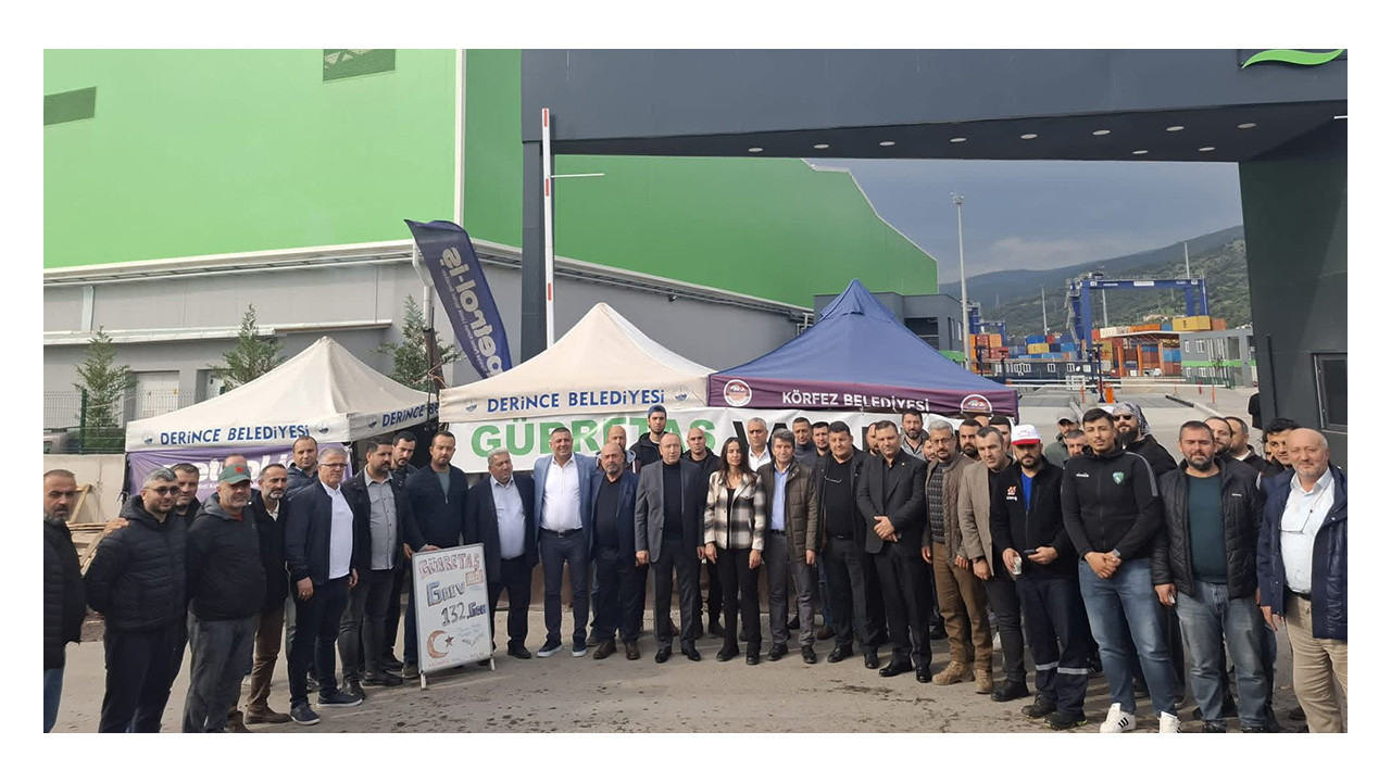 Grev devam ediyor: TÜRK-İş heyeti GÜBRETAŞ’a geldi