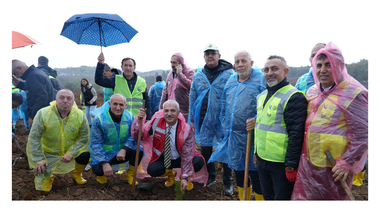 GTO Hatıra Ormanı’nda 15 bin fidan toprakla buluştu
