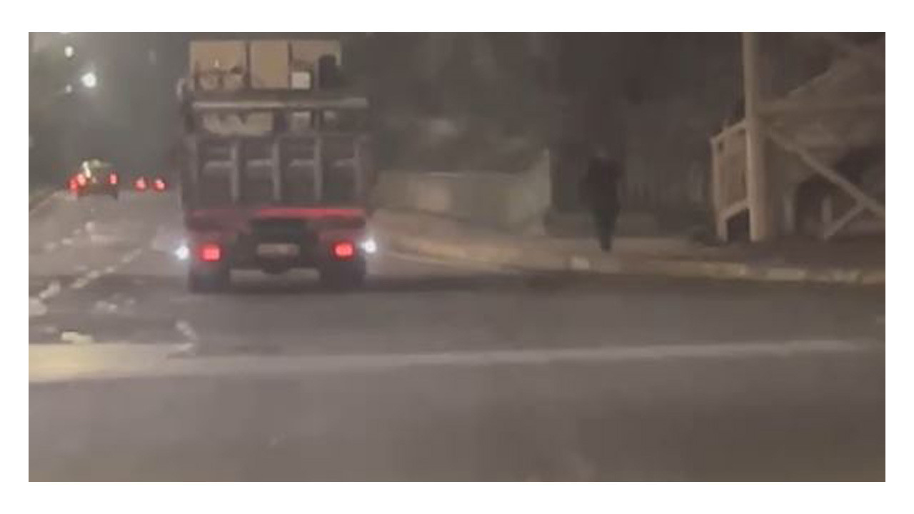 İzmit Santral yokuşunda korku dolu anlar!