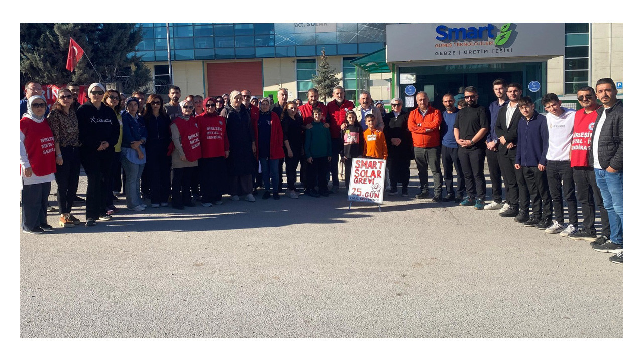 CHP’lilerden Smart Solar işçilerine destek