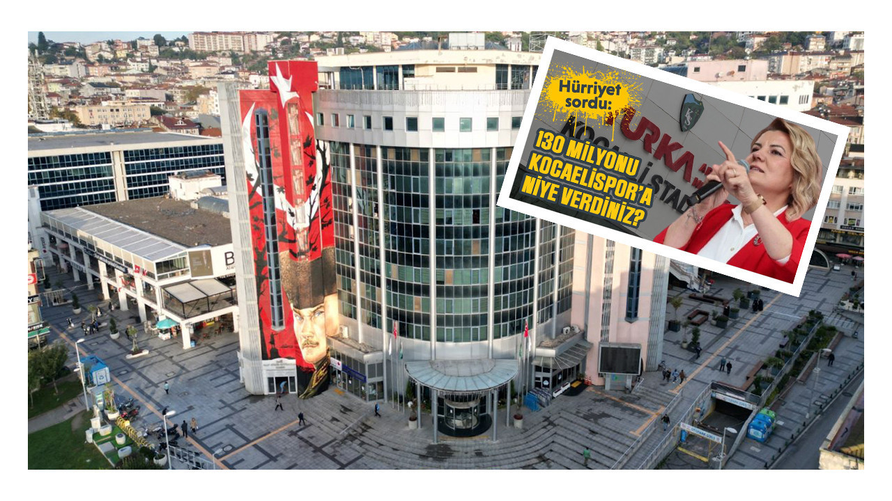 İzmit Belediyesi “R” yaptı! Meğer parayı az bulmuşlar!