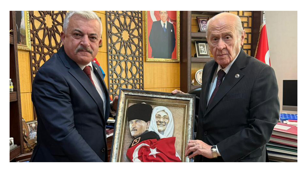 Kocaeli’den Devlet Bahçeli’ye hediyeyle gittiler