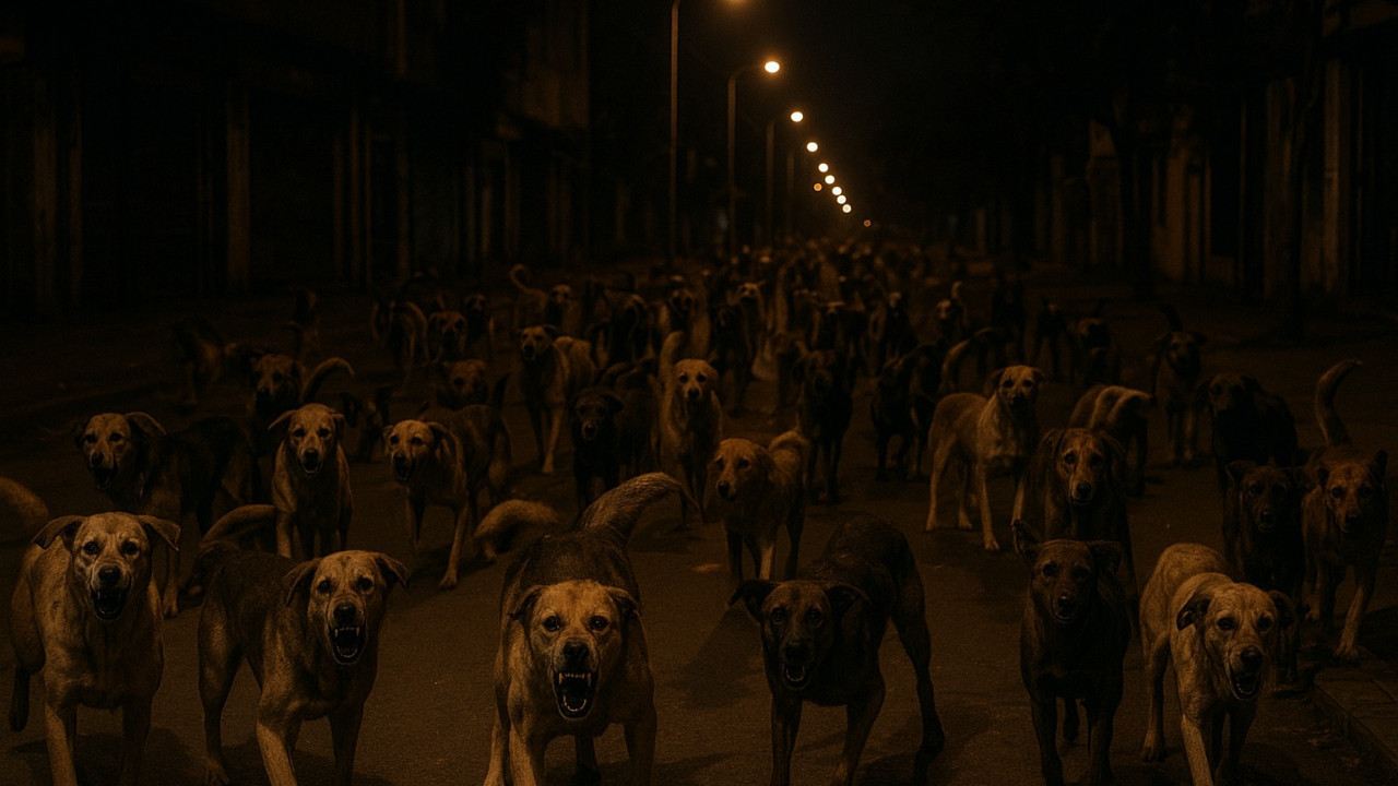 “Çaresizim” İzmit’te bir sokakta 40 köpek