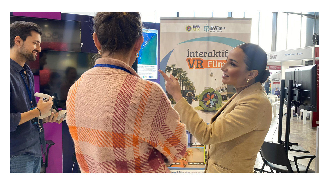 Kocaeli Bilişim Fuarında dikkat çeken isim