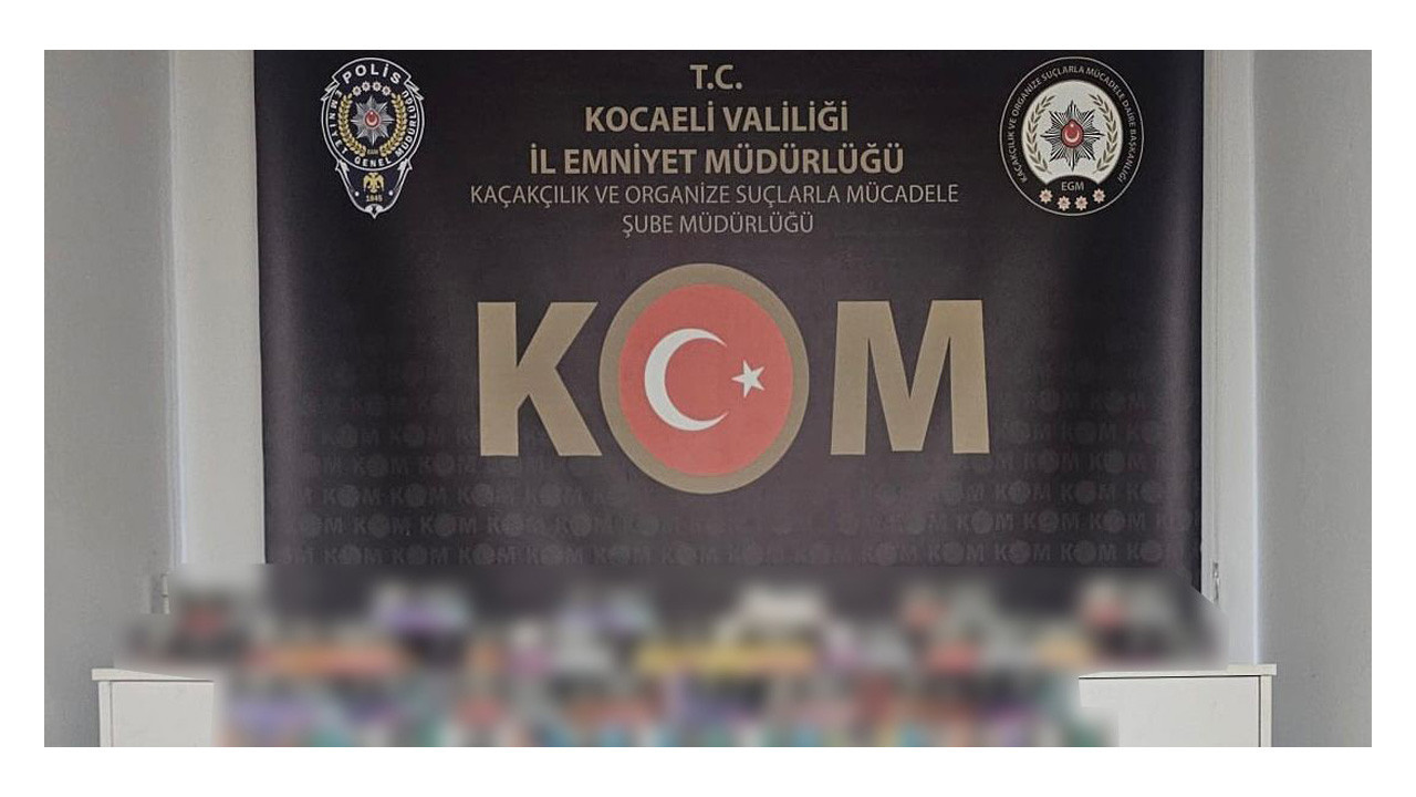 Kocaeli'de kaçakçılık operasyonu! Gözaltılar var