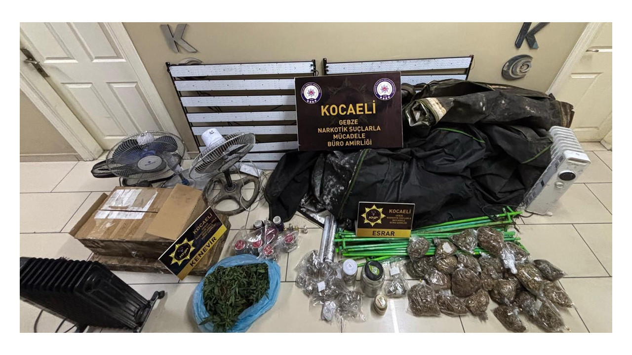 Kocaeli’de uyuşturucuya büyük darbe! Çok sayıda şüpheli yakalandı