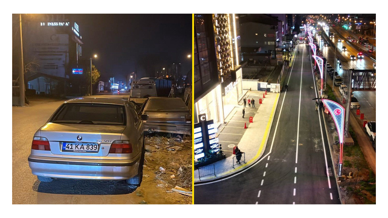 İzmit’te bir mahalle ışıl ışıl, diğeri karanlığa terk edildi