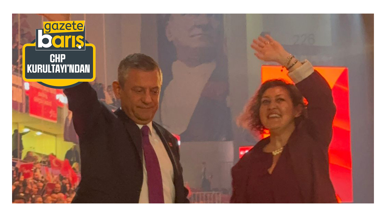 Özgür Özel ve eşi kurultaya giriş yaptı