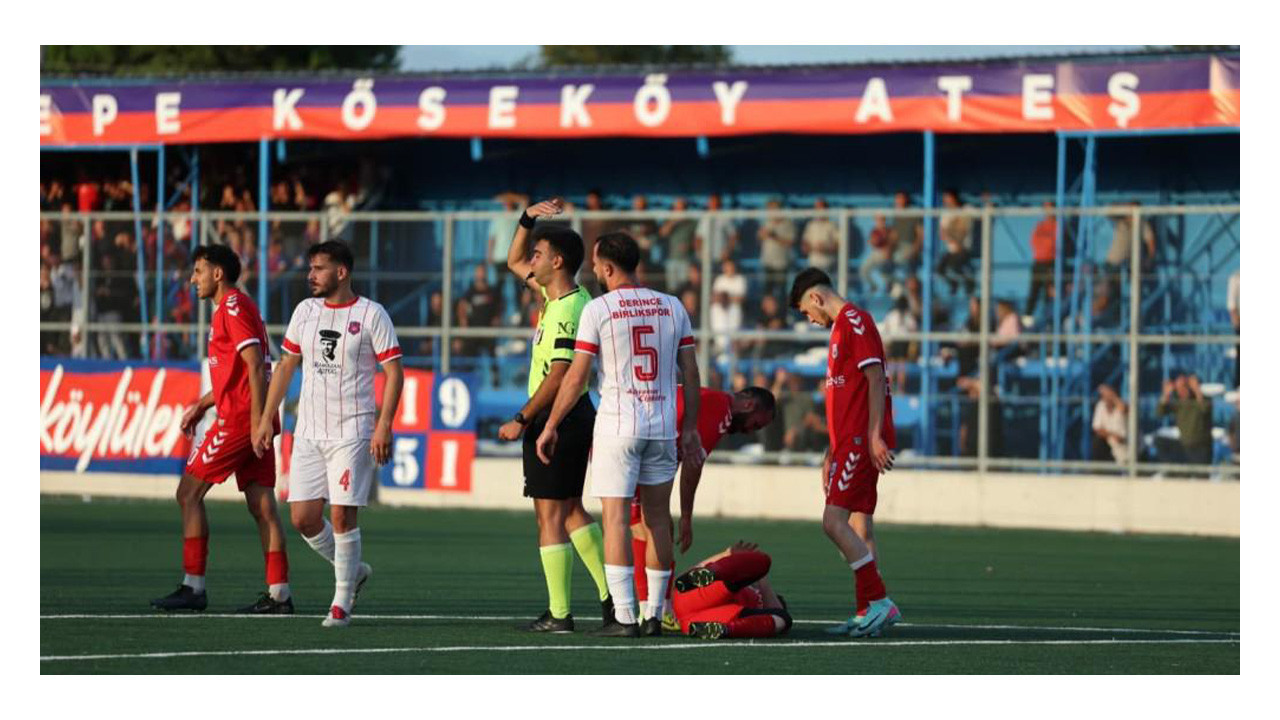 Futbol sahası değil adeta boks ringi