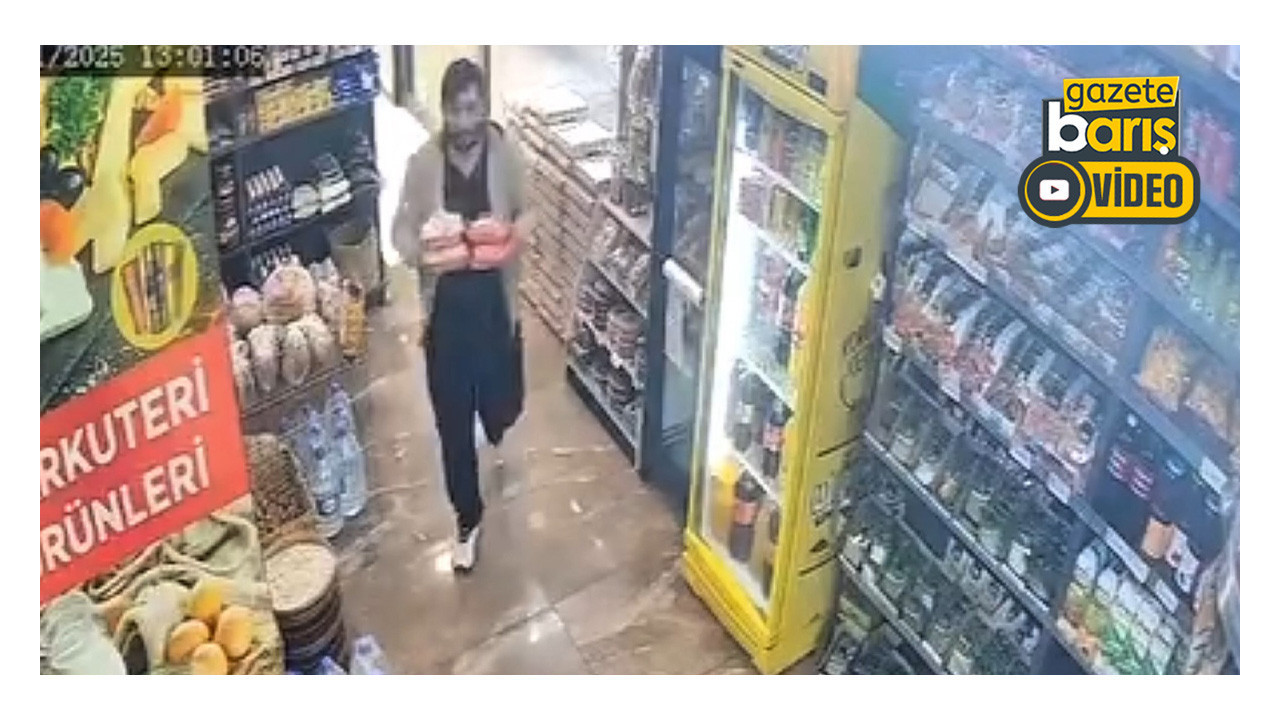 Kocaeli'de kontrolden çıkan araç şarküteriye daldı: Müşteri saniyelerle kurtuldu