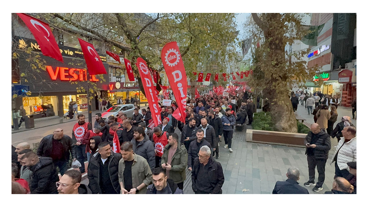 Büyük yürüyüş: DİSK Kocaeli’den yeni bir başlangıç yaptı