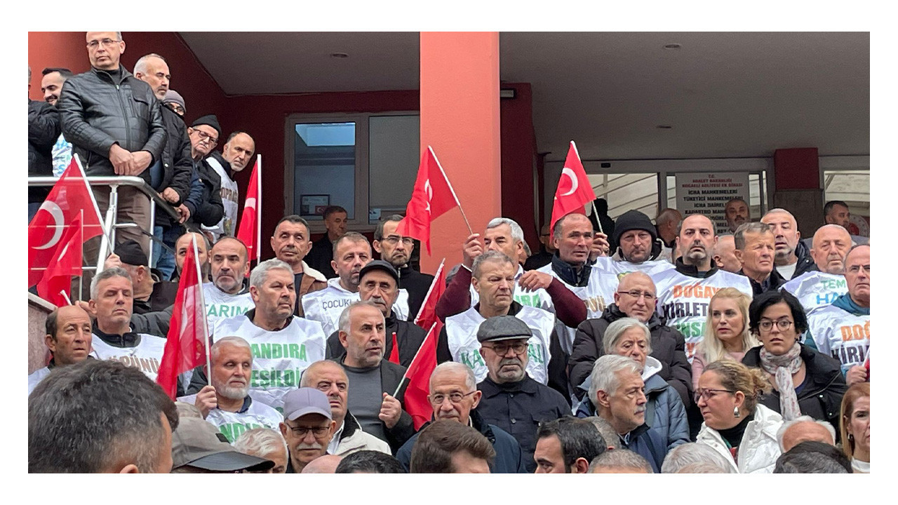 İptal başvurusu geldi: Kandıralılardan adliye önünde eylem!