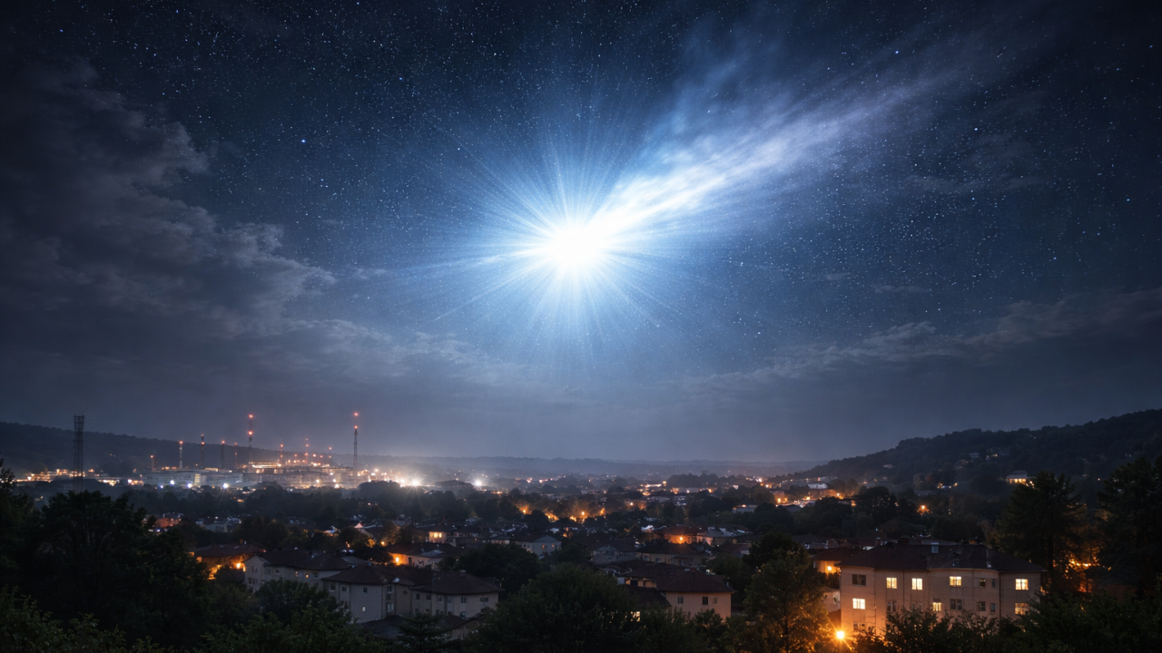 Gökyüzü bir anda parladı: Gölcük’te gizemli olay