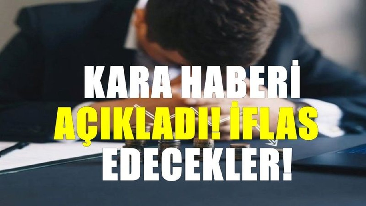 Ünlü ekonomist açık açık duyurdu ve kara haberi verdi : "İflas edecekler!" - Resim: 1