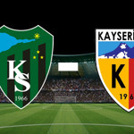 Kayserispor Kocaelispor canlı anlatım
