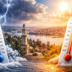 Kocaeli’de hava durumu şaşırttı: Bir günlük kış geliyor